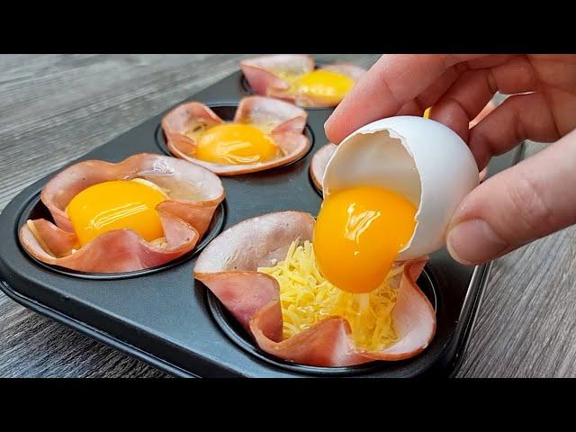 Breakfast in 5 minutes! Just fry the eggs this way and the result will be delicious!