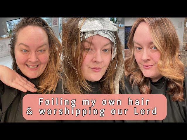 Come do my own hair with me while worshipping our Lord!!!!