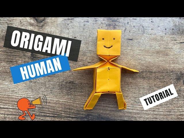 Easy Origami Human - Unfolding the Art of Paper Magic! How to Make Origami Human Papercraft Art