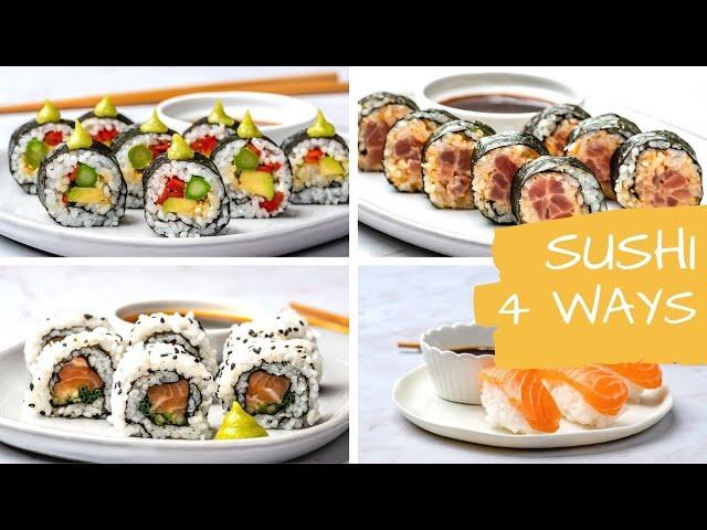 4 Easy Sushi Recipes - How To Make Sushi At Home Like A Pro - Blondelish