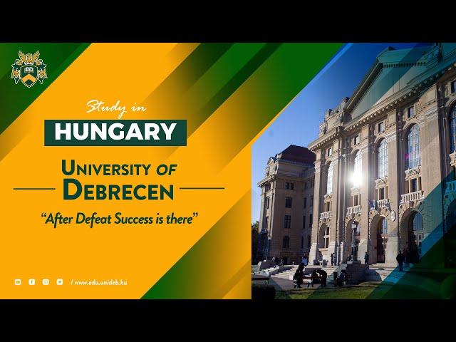 Study in Hungary | University of Debrecen | September Intake | Without IELTS | AK Consultants