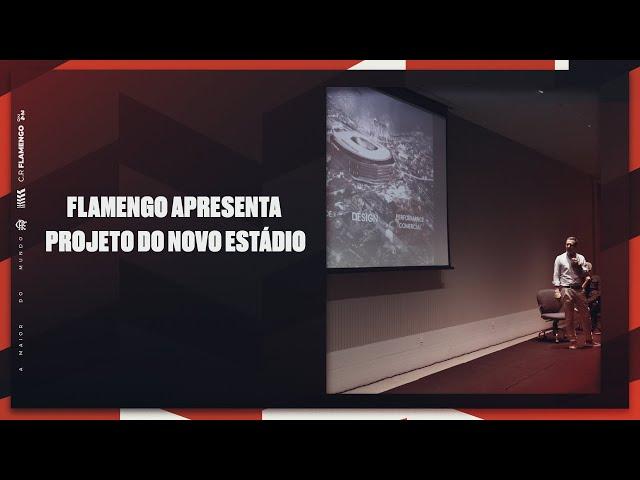 Flamengo apresenta projeto do novo estádio