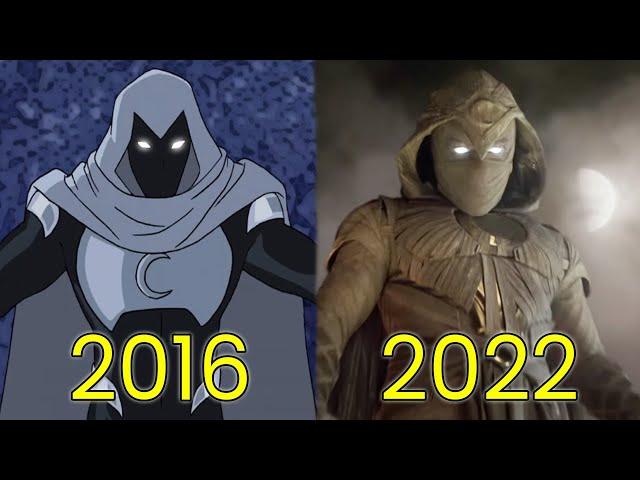 Evolution of Moon Knight (2016-2022)