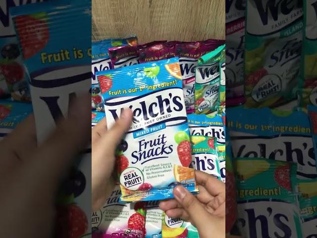 Unboxing Welch’s Fruit Snack! #shorts