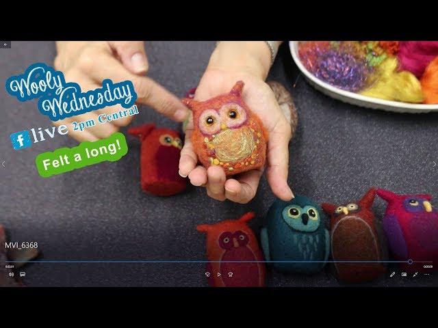 Needle Felted Owl - NEEDLE FELT FANTASY OWLS (Fun Felting Project!)