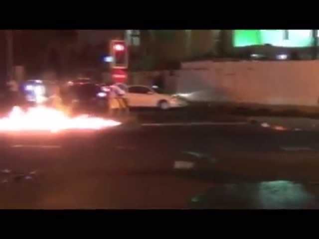 المنامة | عملية "مطلبنا رأس حمد" بإغلاق تقاطع الإرسالية بالكامل - 24 مايو 2015