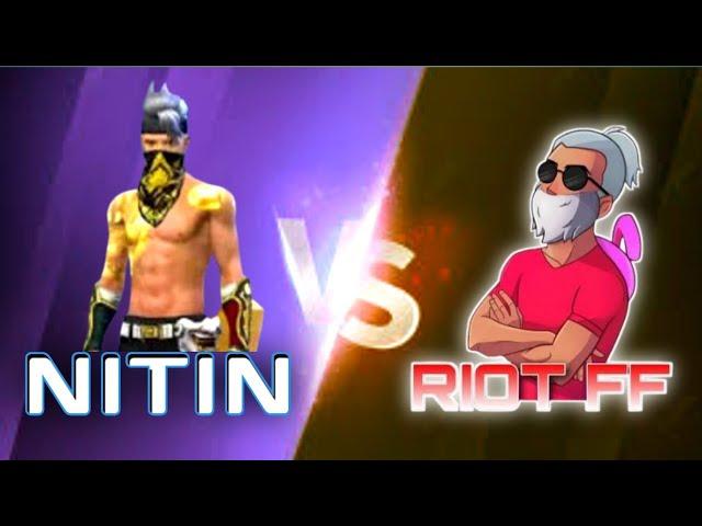 Nitin fF vs custom Riot ff free fire  custom 1vs2  challenge #riotff #nitinff