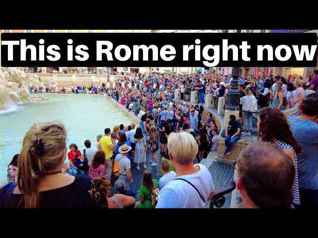 Rome Italy, Rome looks like this now , June 22 2024, Rome walking tour, Roma Italia,