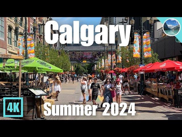 Walking Tour of Downtown Calgary  Stampede Week