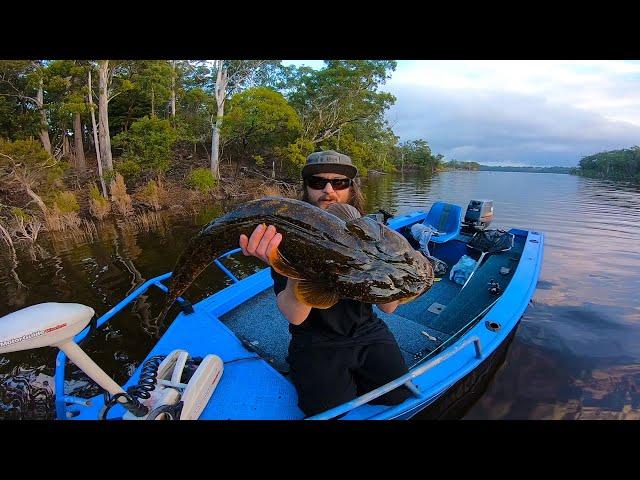 Catching GIANT Fish On Hardbodies At Lake Tyers