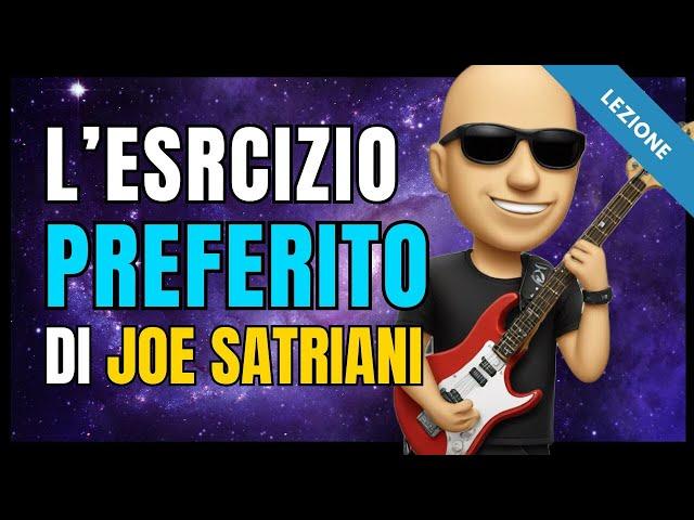 L' esercizio di chitarra preferito da Joe Satriani | Lezione Vince Carpentieri