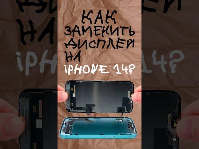 Замена экрана на iPhone 14