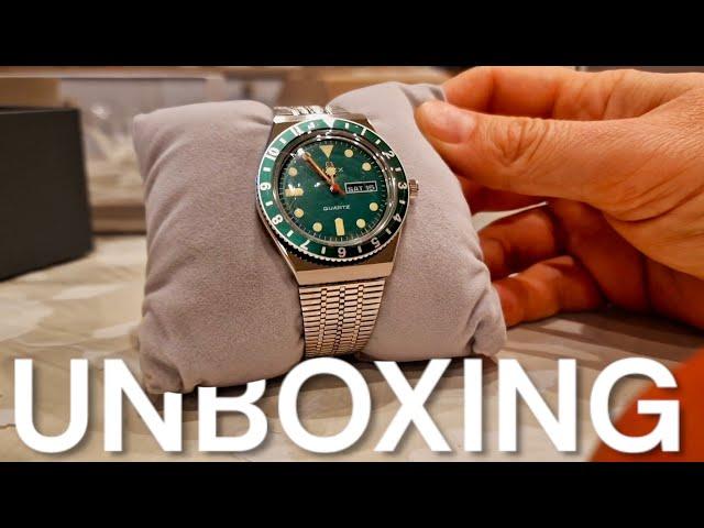 Timex Q REISSUE green hulk  UNBOXING