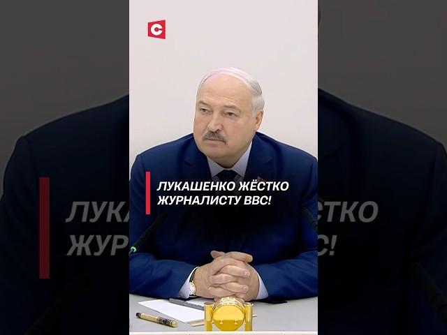 Лукашенко жёстко журналисту ВВС! #беларусь #лукашенко #выборы #политика #новости
