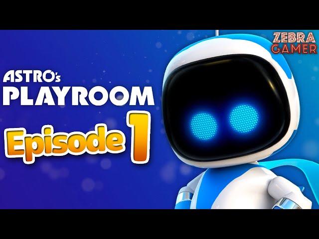 Astro's Playroom Gameplay Walkthrough Part 1 - CPU Plaza! GPU Jungle!