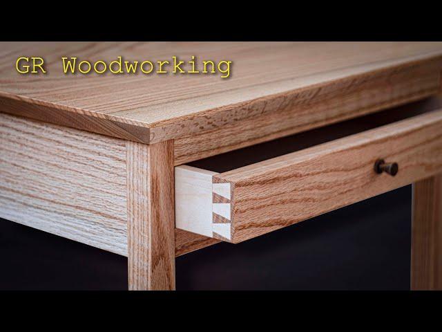 Shaker End Table Making - Hand tool woodworking