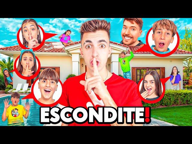 ESCONDITE ÉPICO EN CASA DE MRBEAST! *se lia parda!*