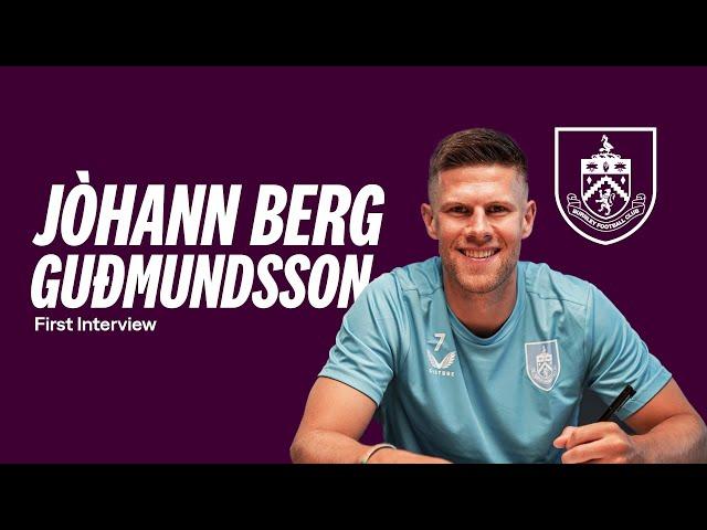 JOHANN STAYS AT BURNLEY FOOTBALL CLUB - First Interview