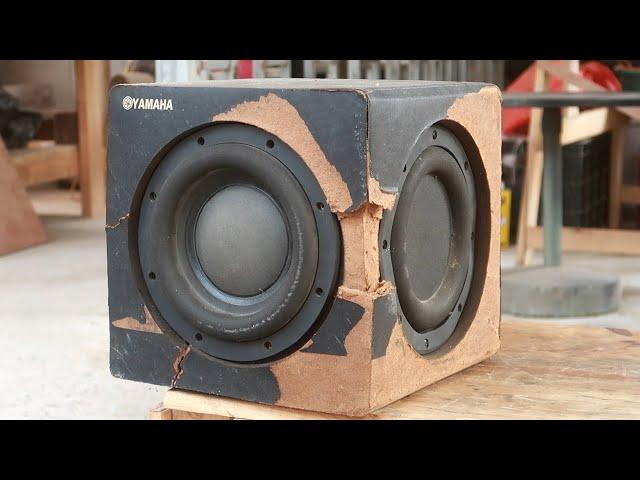 YAMAHA subwoofer restoration / Box design and speaker capacity