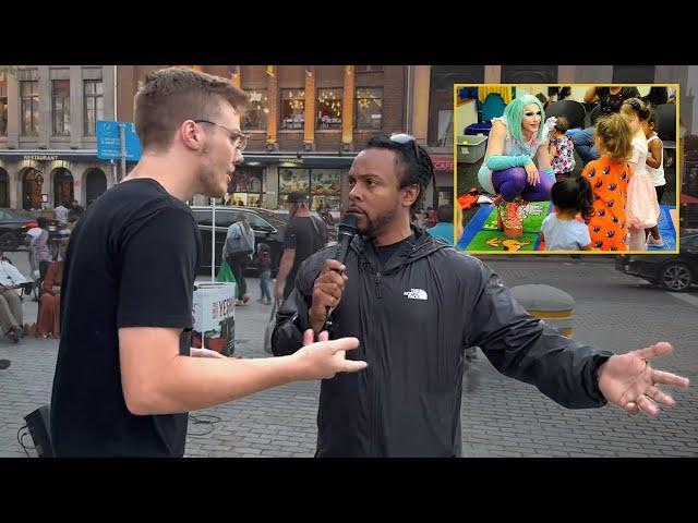 Man calls street preacher Transphobic | is the Bible Transphobic!?