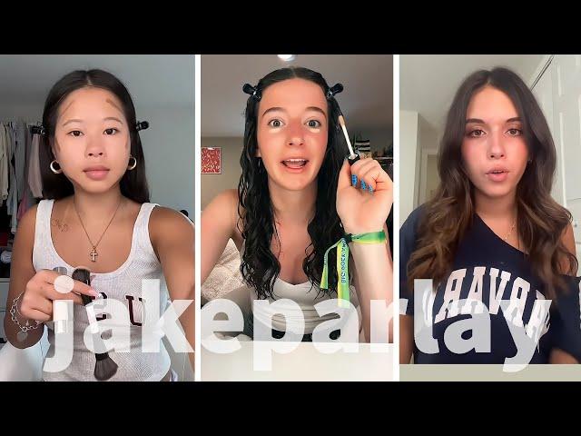 Makeup Tutorial Tiktok Compilation - GRWM  ( Get Ready With Me ) ️(Skincare, Makeup, Outfits) 757