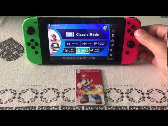 Amiibo Card Mario - Super Smash Bros. Ultimate