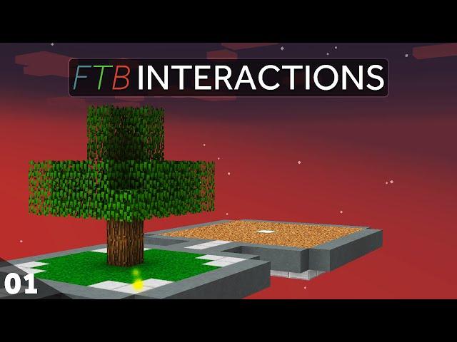 FTB: Interactions - Checking out the void! - Modded Minecraft Ep1