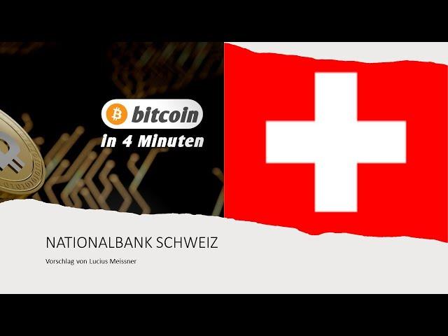 Schweizer Nationalbank soll Bitcoin halten?