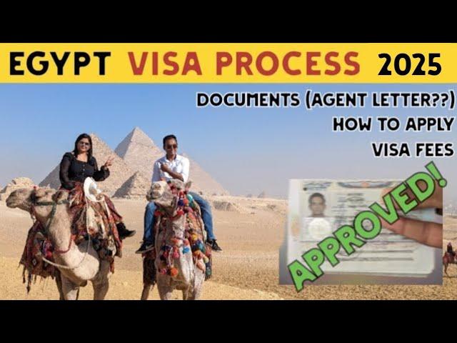 Egypt Visa for Indians 2025 | Crisp Visa Guide | Egypt evisa, sticker visa? | Complete Process & Fee