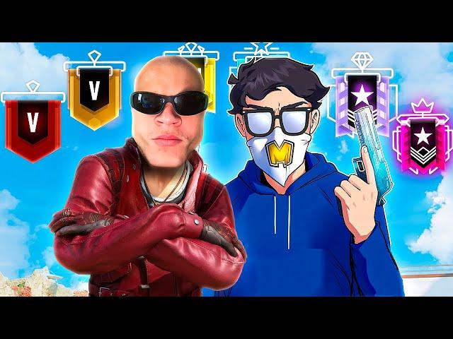 Jynxzi & Marley 2v2 Vs EVERY Rank (Rainbow Six Siege)