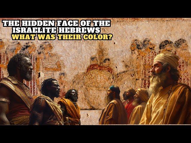 What was the color of the ancient HEBREWS? What were their features?