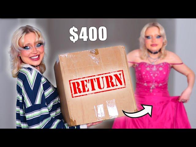 I spent $400 on Prom Dresses Returns