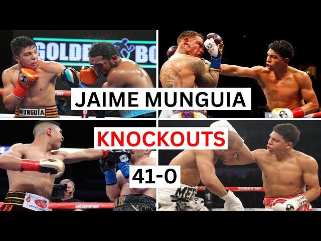 Jaime Munguia (41-0) Knockouts & Highlights