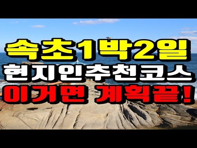 속초 여행코스 1박2일. 맛집, 여행지, 카페 현지인이 총 정리함!! 이거 하나면 계획 끝!