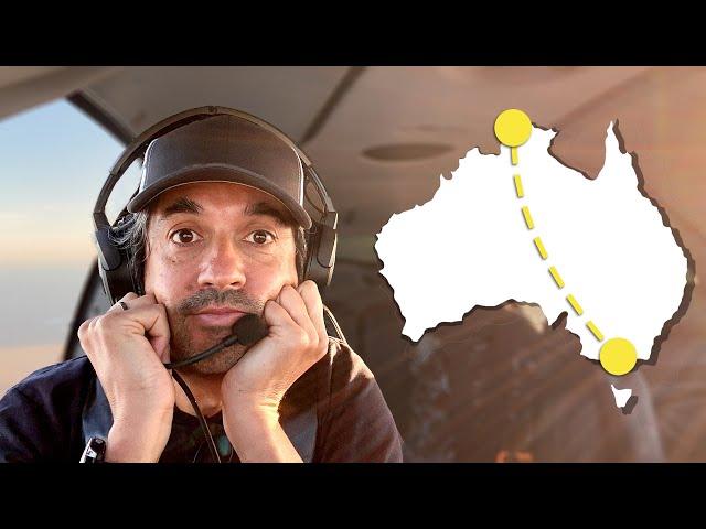 I flew solo across Australia in a day