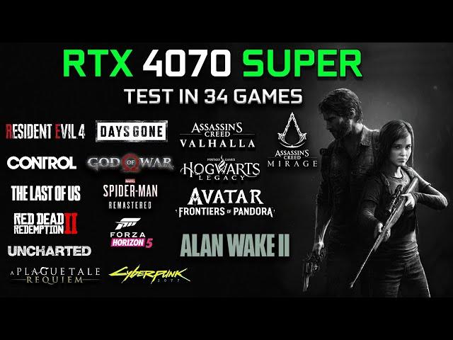 RTX 4070 SUPER Test in 34 Games at 1440p | 2024