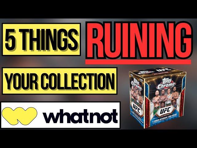 STOP doing these 5 things that are DESTROYING your COLLECTIONS.