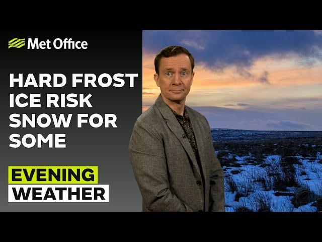 07/01/2025 – Cold night ahead – Evening Weather Forecast UK – Met Office Weather