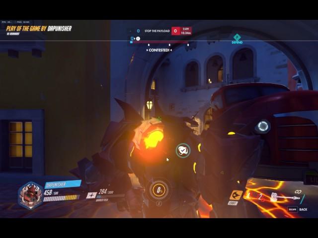 Overwatch POTG - Reinhardt Quadra Kill