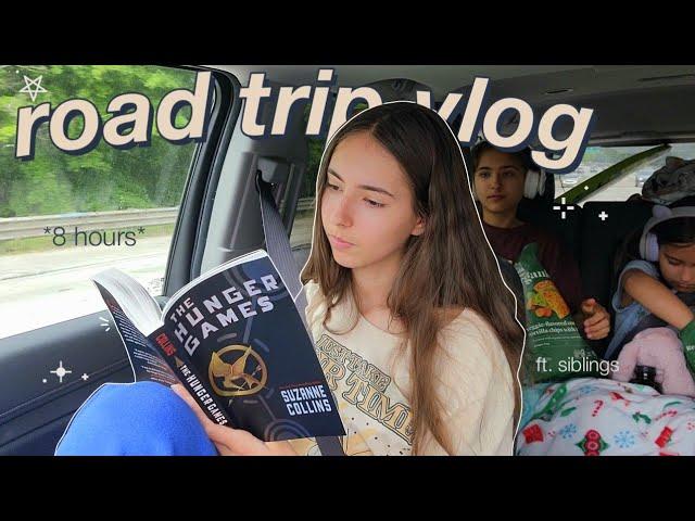 *8 HOUR* road trip vlog  | ft. siblings (chaotic)