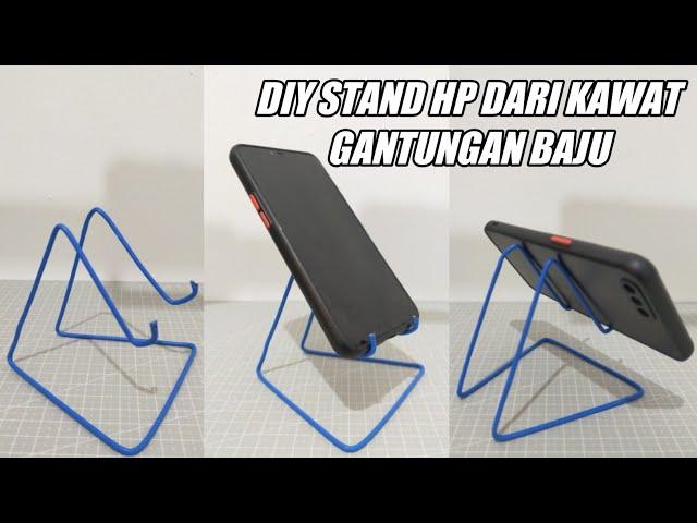 Tutorial Membuat Stand Hp dari Kawat Gantungan Baju || Ide Kreatif Tak Terfikirkan