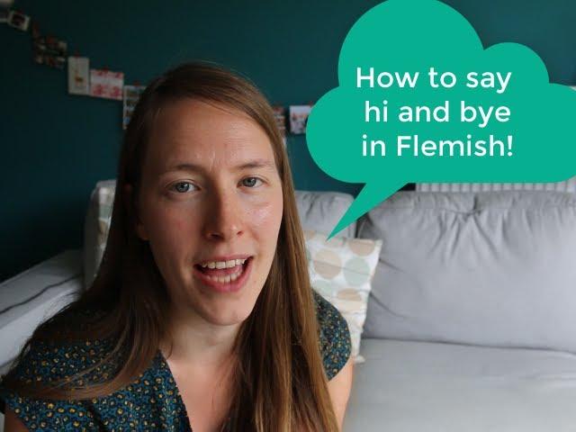 How to say hi, how are you and goodbye in informal Flemish