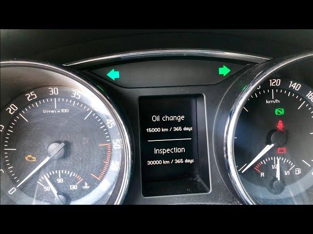 2013-2015 Skoda Superb II Oil Change & Inspection Service Reset