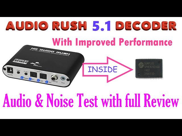 #AudioRush5.1Decoder Improved Version, Audio and Noise Test