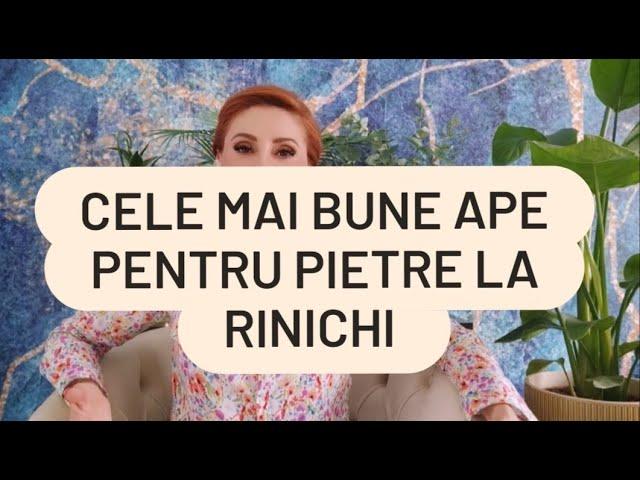 APE BUNE PENTRU PIETRE LA RINICHI