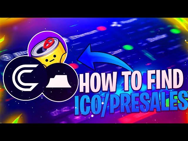 HOW TO FIND HIDDEN CRYPTO PRESALES/ICO'S! (Before Exchange Listing!)