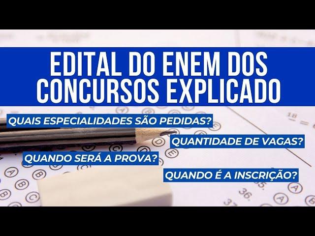 EDITAL do CONCURSO NACIONAL UNIFICADO explicado; Entenda o ENEM DOS CONCURSOS