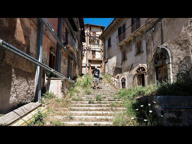 Abandoned City on a Mountain in Italy