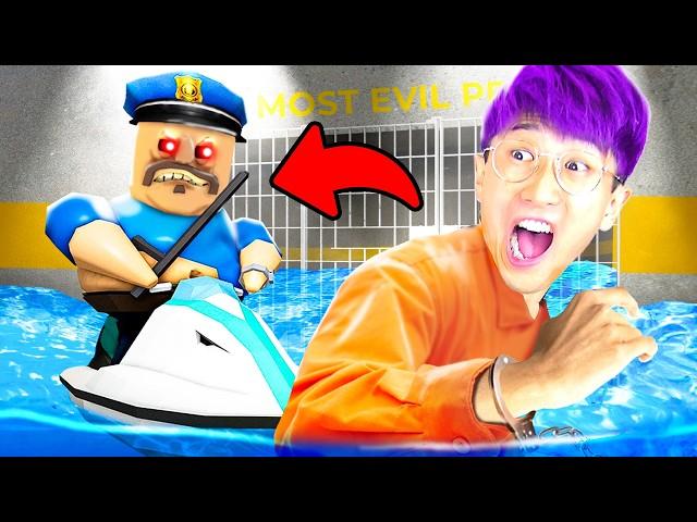 Can We Escape WATER BARRY'S PRISON RUN In ROBLOX!? (OBBY)