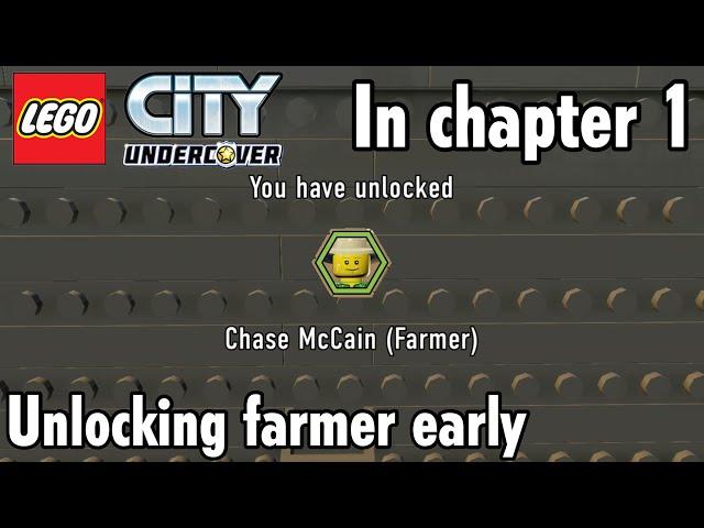 Unlocking Farmer Early In Chapter 1 (Easiest Way) In LEGO City Undercover